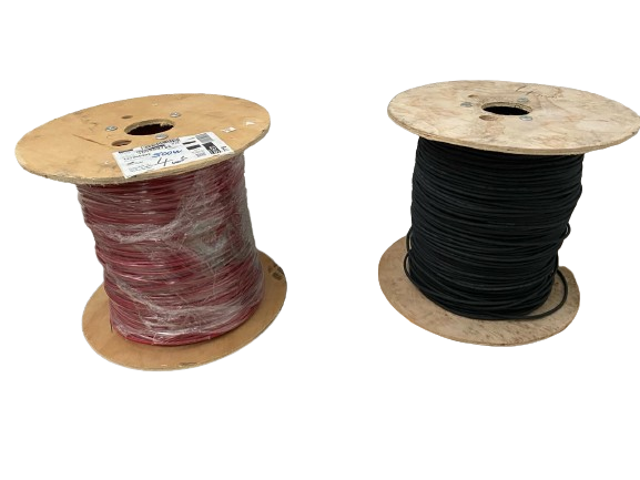 2 x DC solar cable 500m 4mm² in red and black 