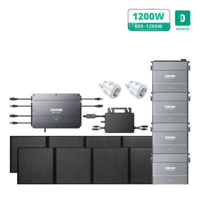 Zendure SolarFlow2000 Set mit 4 x AB2000S