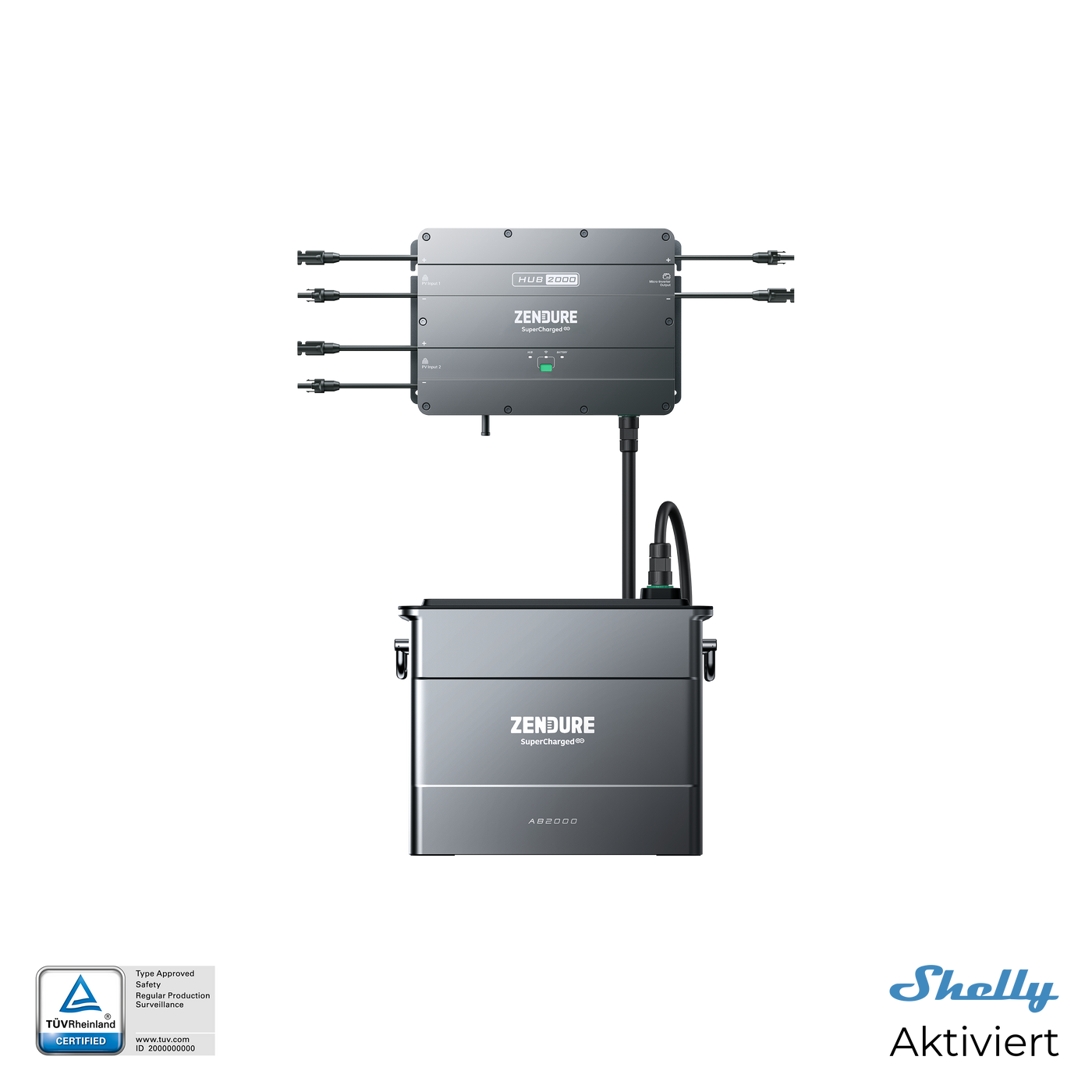 Zendure SolarFlow1200 set with 1 x AB2000