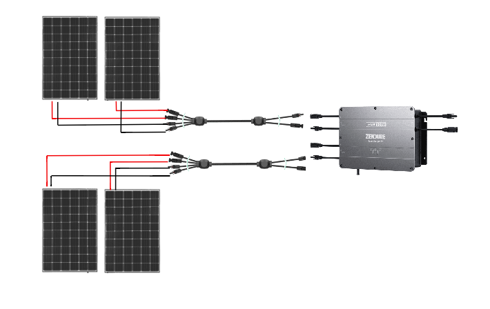 Zendure SolarFlow2000 Set mit 3 x AB2000S