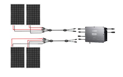 Zendure SolarFlow2000 Set mit 4 x AB2000S